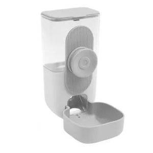GBDSVD Automatic Pet Food Water Bottle Cage Hanging Gravity Feeding Dog Feeding Bowl Waterer Drinking Pet Food Storage Container for Puppy