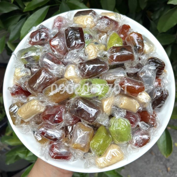 1 Kg kẹo Mứt mãng cầu mix 7 vị thơm ngon-bánh kẹo ăn vặt - Đồ ăn vặt ...