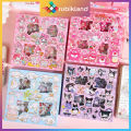 Hộp 100 Tấm Sticker Gấu Dâu Gấu Lotso Lotto Bear Hình Dán Chống Nước Trang Trí Sổ Bìa Sách Dễ Thương Đồ Chơi Trẻ Em. 