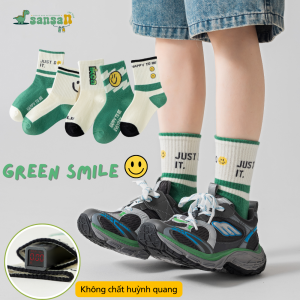 [BST THU ĐÔNG | NEW 2025] Bộ 5 đôi tất thể thao cao cổ mới nhất cho bé trai cotton cao cấp co giãn 4 chiều dày dặn