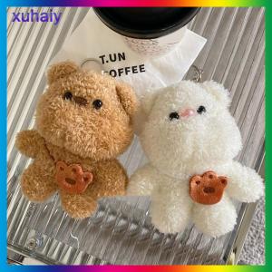 xuhaiy 1PC cô gái món quà sinh nhật sang trọng ít gấu Ba lô Mặt dây chuyền Dễ thương Gấu Đồ chơi phim hoạt hình động vật nhồi bông búp bê Keychain