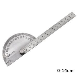 Portable Precision Stainless Steel Single-Arm Protractor for All Year Round Ideal for Repair Workers Woodworking Enthusiasts and Handcraft Lovers - Accurate Measurement and Easy Operation