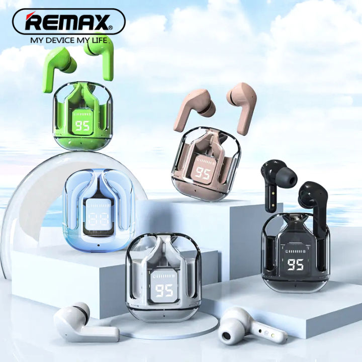 Remax Premium Transparent Wireless Bluetooth Earphone Colorful With ...