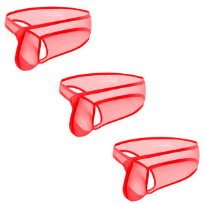 CMENIN ADANNU 3Pcs Fashion Nylon Jockstrap Underwear Man Brief Hip Raise Slip Mens Panties Briefs Men Underpants Clothes AD709