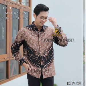 Batik Pria Lengan Panjang Baju Batik Pria Lapis Furing Kemeja Batik