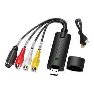 USB 2.0 Video Capture Acquisition Adapter for Easily Connection of Analog Device to PC Enhancing Clarities