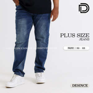 🇲🇾 DESINCE Elastic Jeans Big Plus Size Pants Men Casual Seluar Jean Denim Long Pants Long Panjang Jean MP 060