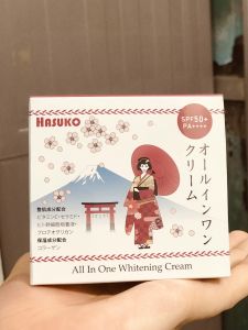 Kem ủ trắng da Hasuko All in one Whitening Cream SPF 50+ PA++++ (280g) - Nhật Bản