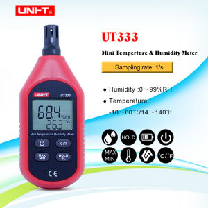 11.11 (คลังสินค้าพร้อม) UT333 UT333BT UT333Sตัววัดอุณหภูมิความชื้นขนาดเล็กเครื่องวัดอุณหภูมิเครื่องวัดความชื้นในอากาศภายนอกในร่ม