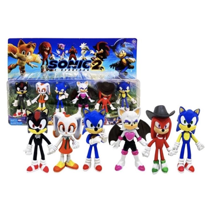 COD Best toys 6pcs Super Sonic Figure toy Ready stock in Manila