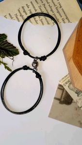 SC Gelang Magnet Tali Kulit Korea Hitam | Gelang Couple Magnet | Gelang Tali Polos Waterproof | COD | Harga Per 2 Pcs Gelang | Gelang Couple Pasangan | Gelang Persahabatan | Gelang Hitam Trend | Gelang Magnet Murah Viral | Gelang Viral Aesthet |Gelang BTS