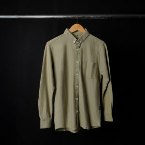 JB Kemeja Pique Lengan Panjang PSY Olive