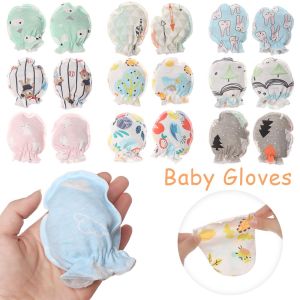 1/5/10 Pairs Warm Protection Face Soft Cotton Anti Scratching Baby Gloves Mittens Full Glove