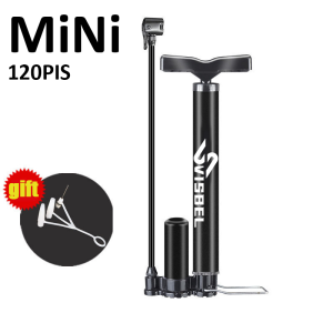 High Pressure Bicycle Pump With Gauge 180 PSI Air Pump for Bike/Motorcycle/MTB/Car Pam Basikal Pam Tayar Basikal
