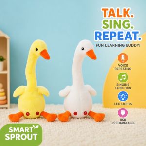 Baltra Talking Duck Plush Toy Voice Repeating Singing Dancing USB Rechargeable Educational Gift