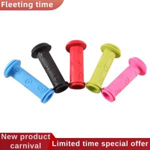 Fleeting time 1 Pair Rubber Bike Bicycle Handle Bar Grips Anti-slip Waterproof Tricycle Scooter Handlebar For Kids Child Cycling Handle Bars