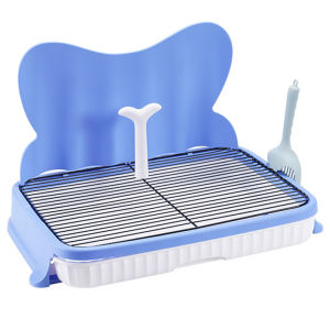 ถาดฉี่เข้ามุมสำหรับแมวและหนูสุนัขปลาวาฬลิ้นชักขนาดใหญ่ที่ขับถ่ายลูกสุนัขส้วมสุนัข