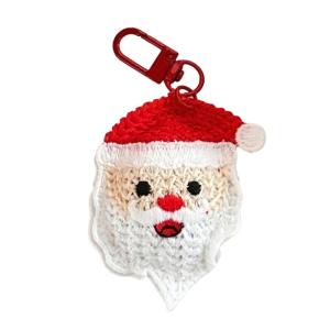 Keychains Backpack Hanging Home Decoration Handmade Plush Santa Keychains for Festives Celebrations and Holiday Outfits