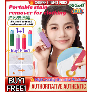 Quick Results/Anti-Yellowing Formula【Portable Instant Waterless Stain Remover】强效去污衣物除油污神器 生物酶清洁剂Oil Removal Pen/Emergency Timely Thoroughly Cleaning Pen/Anti-Staining Agent/Deep Penetration Laundry Detergent12ml