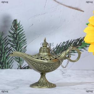 [COD] dgheg Hollow Fairy Tale Aladdin Lamp Wishing Tea Pot Retro Home Aromatherapy Ornaments
