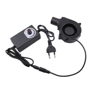 พัดลมจิวเล็กหอยโข่ง ปรับรอบได้ 12V DC กับอะแคปเตอร์ ที่ปรับได้ ลมแรง พัดลมระบายอากาศ พัดลมเทอร์โบ พัดลมก้นหอย Centrifugal fan
