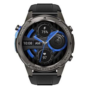 (HD1)DM56 Smartwatch for Men 2026 Model - Blood Oxygen Monitor Dual-Band GPS 5ATM Waterproof 1.43 AMOLED 60Hz Display Sport Mode  Jam Pintar DM56 untuk Lelaki Pemantau Oksigen Darah GPS Dwi-jalur Kalis Air 5ATM Skrin AMOLED 1.43 60Hz Mod Sukan