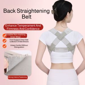 Back Posture Correction Belt For Adults And Adolescents Hunchback Correction Open Shoulders And Beautiful Back Student Sitting Posture Corrector Writing Long-Term Sitting Back Posture Correction Belt