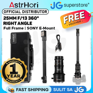 AstrHori 28mm F/13 MF Full Frame 2x Macro Probe Lens Double Tube Lenses for Sony E Mount Mirrorless Camera Manual Focus 360° Rotating View Free Switching with Built-in LED Ring Light USB C Port and Long Lens Barrel for Photography | JG Superstore