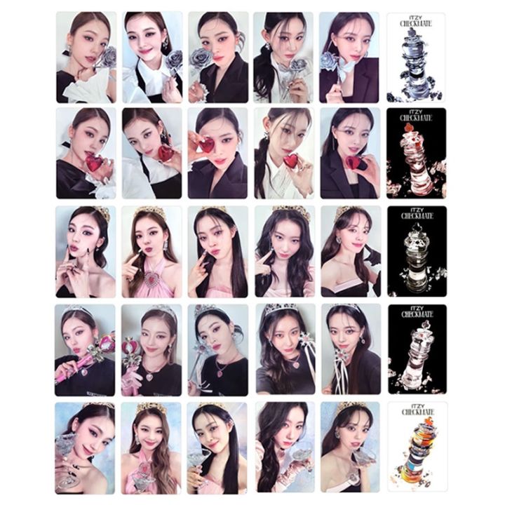 5ชิ้น/เซ็ต ITZY Photocards CHECKMATE Ryujin Yeji คอลเลกชันการ์ด
