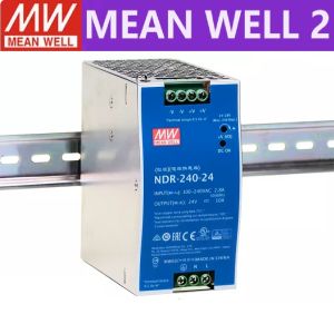 MEAN WELL NDR-240 series NDR  NDR-240-24 NDR-240-48 240W Single Output Industrial DIN RAIL Switching power supply
