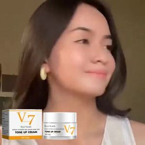 【Special Discount】West&Month V7 Tone Up Cream 50g Whitening Lazy Cream Moisturizing Brighten Skin Tone Makeup Base
