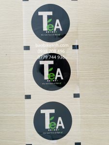 Màng ép ly/Keo dán miệng ly 2400 logo