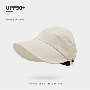 【WJ】Summer outdoor sunscreen sun hat Fashion fishermans hat Empty top baseball cap