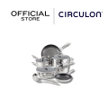 CIRCULON SteelShield C-Series ชุดเครื่องครัวสแตนเลสสตีล  10 ชิ้น ฟรี ตะหลิว ทัพพี (30012-T). 