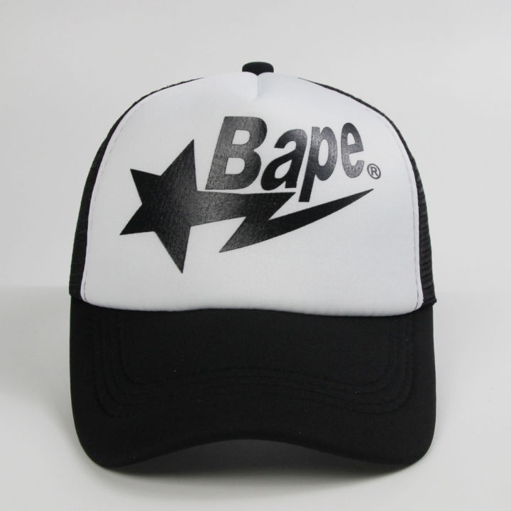 BAPE Cap Visor Cap Outdoor Fishing Golf Sun Caps For Men Breathable Quick  Drying Mesh Baseball Hat