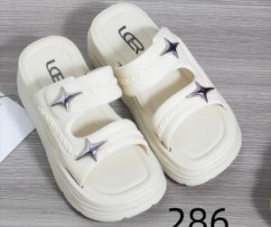 HaOGoS | Sandal Slop PCU Jelly Platform Ban 2 motif Kepang kecil Gesper Bintang LCR 286 37-41