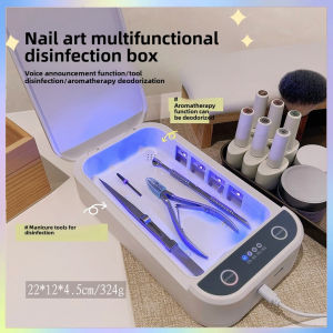 *พร้อมส่ง 24ชม.* เครื่องมือเล็บกล่องฆ่าเชื้อ ออกอากาศด้วยเสียงร้านทําเล็บขนาดเล็กกล่องเก็บฆ่าเชื้อแบบพกพาขัดหัวฆ่าเชื้อความปลอดภัยเล็บอุปกรณ์เล็บเครื่องมือกล่องฆ่าเชื