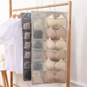 Túi Treo Đựng Đồ Lót Áo Ngực 2 Mặt Vải Lưới Nhiều Ngăn Treo Giúp Gọn Gàng Và Ngăn Nắp