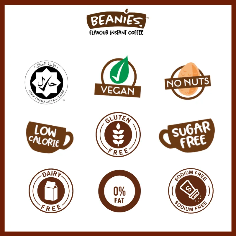Beanies Flavour Instant Coffee Barista Range Mocha Lazada