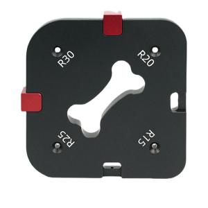 DIY Router góc jigs mẫu cho các dự án chế biến gỗ các tính năng cấu tạo bằng nhôm tùy chọn bán kính khác nhau