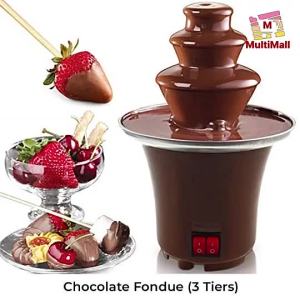 Chocolate Fondue Fountain Maker Machine Cotton Candy Party House warming Gift Birthday Party