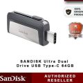 Sandisk Original Ultra Dual Drive Go USB OTG Type-C 128GB/64GB / 32GB USB 3.1/150MB, SDDDC2, untuk Smartphones yang ada fitur OTG TYPE C,  Tablets dan Computers/Laptop/Windows/Mac,  Silver, Garansi Resmi Sandisk Indonesia 5 Tahun. 