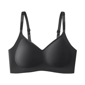 Maniyun 山茶花香氛内衣 Soft Support Seamless Bra Adjustable Ice Silk Material Push Up Bra Comfort Non-wired Bra Lingerie