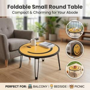 Foldable Table Portable Picnic Study Camping Outdoor Folding Desk Dining Wooden Tables