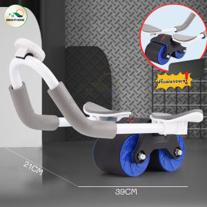 ลูกกลิ้งออกกาย ลูกกลิ้งลดพุง มีการรับประกัน แบบรีบาวด์อัตโนมัติ เครื่องบริหารหน้าท้อง อุปกรณ์ออกกําลังกาย ล้อออกกำลังกาย