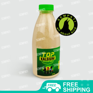 SEMPATI Top Kalsium Sempati Cuttle Fish Bone 500 Gram: Pakan & Suplemen Ternak