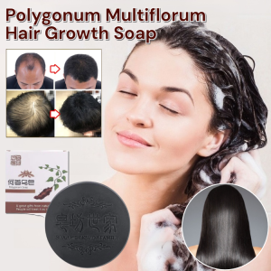Polygonum Multiflorum Handmade Hair Growth Soap Hair Blacken Shampoo Soap Hair Darkening Soap Bar