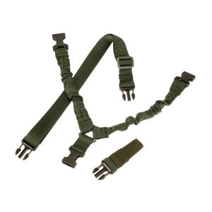 1Pc Outdoor American One Single Point Bungee Sling Strap Adjustable Length Single point tactical Gun Harness Rope