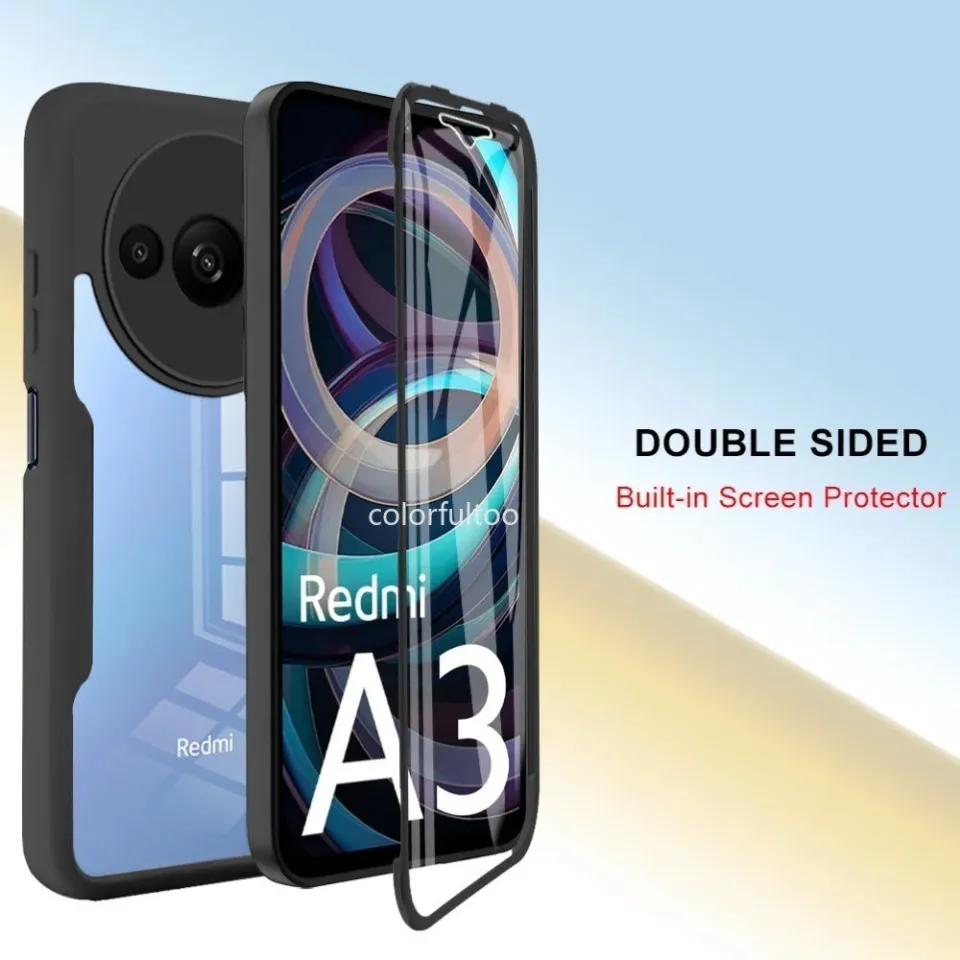 360° Full Body Protection Case For Xiaomi Redmi A3 A RedmiA3 4G