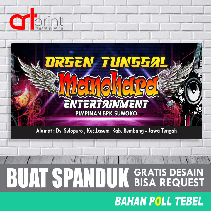 Contoh Desain Banner Atau Spanduk Dangdut Contoh Desain Banner Spanduk ...